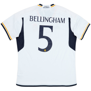 2023-24 Real Madrid Home Shirt Bellingham #5 (XL)