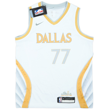 2020-21 Dallas Mavericks Doncic #77 Nike Swingman Alternate Jersey (M.Boys)