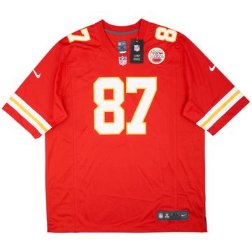 2013-25 Kansas City Chiefs Kelce #87 Nike Game Home Jersey (XL)