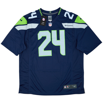 2019 Seattle Seahawks Lynch #24 Nike Game Home Jersey (XL)