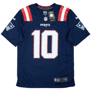2021-23 New England Patriots Jones #10 Nike Game Home Jersey (S)