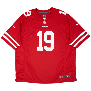 2019-21 San Francisco 49ers Samuel #19 Nike Game Home Jersey (3XL)