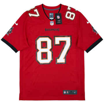 2020-21 Tampa Bay Buccaneers Gronkowski #87 Nike Game Home Jersey (M)