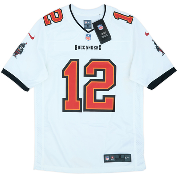 2020-22 Tampa Bay Buccaneers Brady #12 Nike Game Away Jersey (S)
