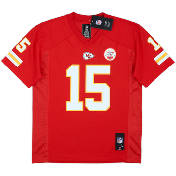 2017-25 Kansas City Chiefs Mahomes #15 NFL Jersey réplica de local (Niños L)