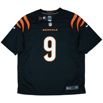 2021-25 Cincinnati Bengals Burrow #9 Nike Game Home Jersey (XXL)