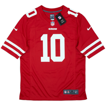 2017-21 San Francisco 49ers Garoppolo #10 Nike Game Home Jersey (M)