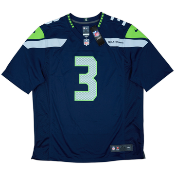 2012-21 Seattle Seahawks Wilson #3 Nike Game Home Jersey (XL)