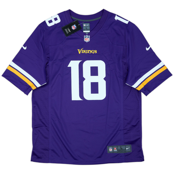 2020-25 Minnesota Vikings Jefferson #18 Nike Game Home Jersey (L)