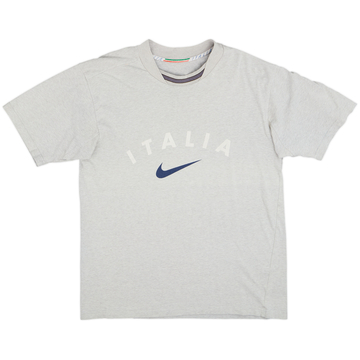 1996-97 Italy Nike Cotton Tee - 8/10 - (M)