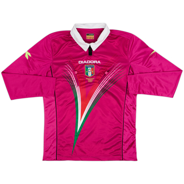 2012-13 Italy Diadora Referee L/S Shirt - 8/10 - (M)