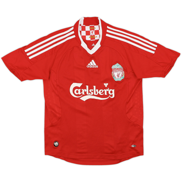 2008-10 Liverpool Home Shirt - 9/10 - (L.Boys)
