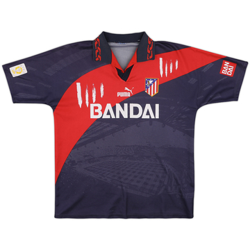 1996-97 Atletico Madrid Away Shirt - 8/10 - (L.Boys)