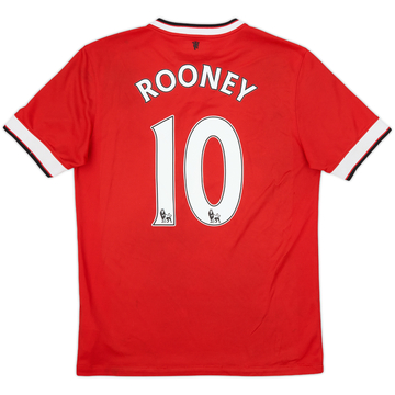 2014-15 Manchester United Home Shirt Rooney #10 - 6/10 - (M)