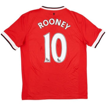 2014-15 Manchester United Home Shirt Rooney #10 - 6/10 - (M)