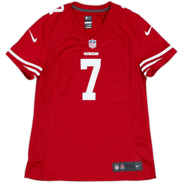 2012-16 San Francisco 49ers Kaepernick #7 Nike Game Home Jersey Womens - 10/10 - (M)