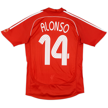 2006-08 Liverpool Home Shirt Alonso #14 - 5/10 - (S)