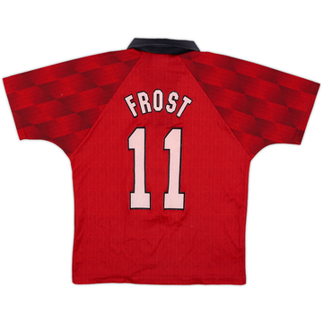 1996-98 Manchester United Home Shirt Frost #11 - 6/10 - (Y)