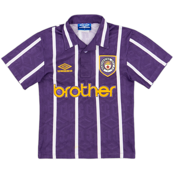 1993-94 Manchester City Away Shirt - 7/10 - (S.Boys)