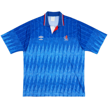 1989-91 Chelsea Home Shirt - 7/10 - (XL)