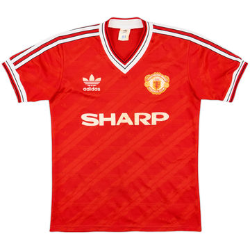 1986-88 Manchester United Home Shirt - 7/10 - (S)