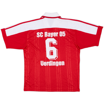 2000-01 adidas Template Shirt (Bayer Uerdingen) #6 - 8/10 - (S)