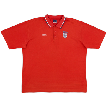 2002-03 England Umbro Polo Shirt - 7/10 - (XXL)