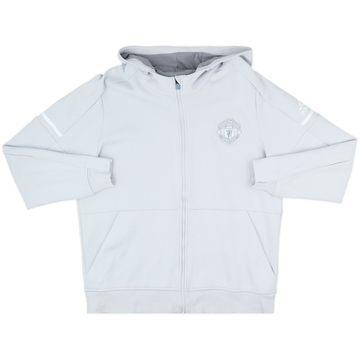 2017-18 Manchester United adidas Hooded Track Jacket - 8/10 - (XL)