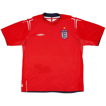2004-06 England Away Shirt - 5/10 - (XL)