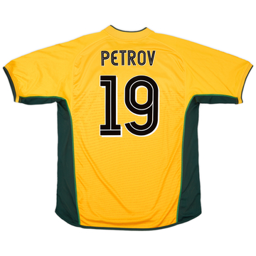 2002-03 Celtic Away Shirt Petrov #19 - 8/10 - (XL)