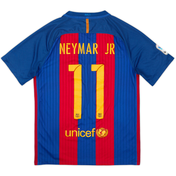 2016-17 Barcelona Home Shirt Neymar Jr #11 - 4/10 - (S)
