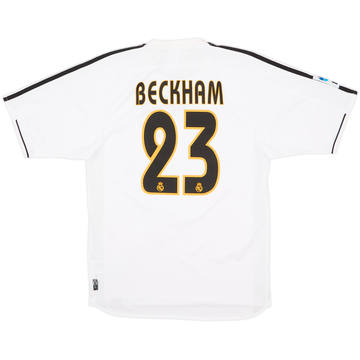 2003-04 Real Madrid Home Shirt Beckham #23 - 5/10 - (S)