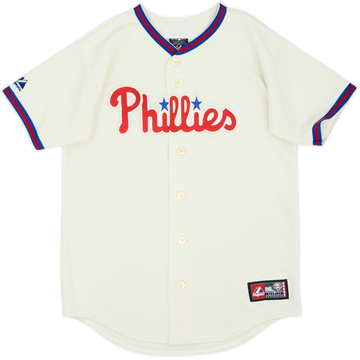2011-14 Philadelphia Phillies Lee #33 Majestic Alternate Jersey - 8/10 - (L.Boys)