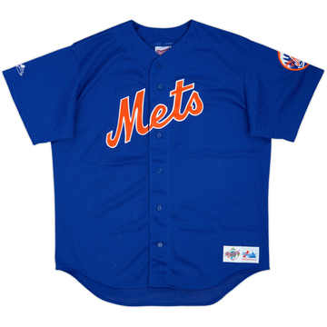 1995-97 New York Mets Majestic Authentic Batting Practice Jersey - 9/10 - (L)
