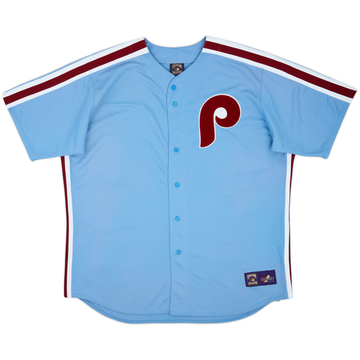 2000s Philadelphia Phillies Majestic Cooperstown Collection Away Jersey - 9/10 - (3XL)