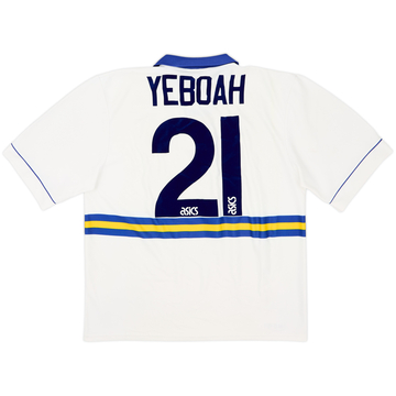 1993-95 Leeds United Home Shirt Yeboah #21 - 8/10 - (L)