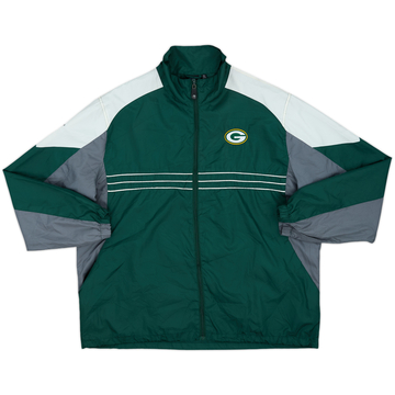 Chaqueta de lluvia Reebok de los Green Bay Packers 2008 - 7/10 - (XL)