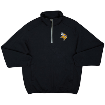 2010 Minnesota Vikings NFL Top de entrenamiento con cremallera de 1/4 - 7/10 - (L)