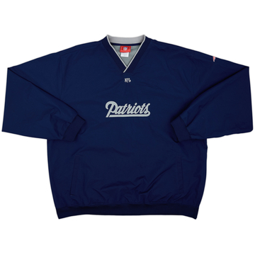 Chaqueta cortavientos canguro de los New England Patriots de la NFL 2007 - 9/10 - (XXL)