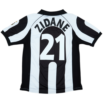1997-98 Juventus Centenary Home Shirt Zidane #21 - 6/10 - (L)