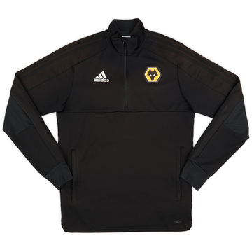 2018-19 Wolves adidas 1/4 Zip Sweat Top - 6/10 - (S)