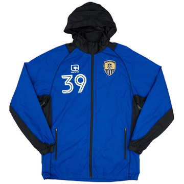 2016-17 Notts County Player Issue Carbrini Hooded Rain Jacket #39 - 9/10 - (M)