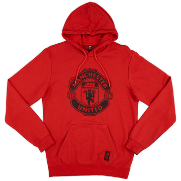 2020-21 Manchester United adidas Hooded Top - 9/10 - (S)