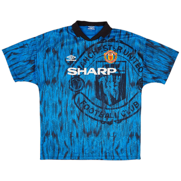 1992-93 Manchester United Away Shirt - 8/10 - (XL)