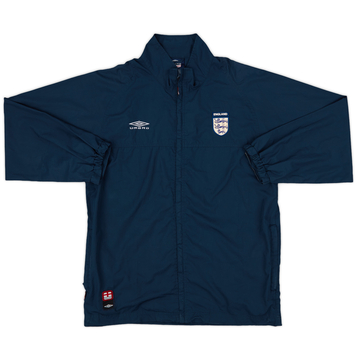 00s Vintage Umbro Official Team Nylon Track Light Blue
