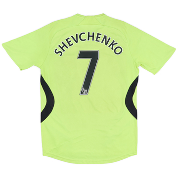2006-08 Chelsea Home L/S Shirt Shevchenko #7 - 6/10 - (M.Boys)