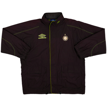 1995-96 Inter Milan Umbro Hooded Rain Jacket - 8/10 - (XL)