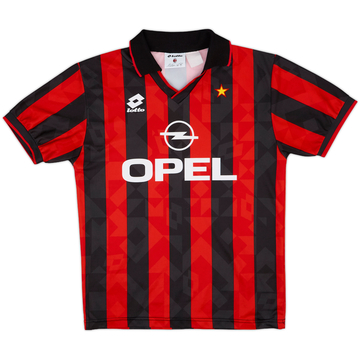 1994-95 AC Milan Home L/S Shirt - 9/10 - (L)