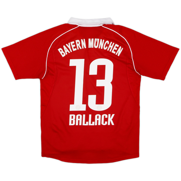 Bayern Munich 2005-2006 ホワイトシャツ 2005-06 Bayern Munich Home L/S Shirt Santa Cruz #24 - 5/10 - (S)