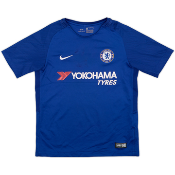 お買い得モデル 2017-18 Chelsea Home Shirt David Luiz #30 - 7/10 - (M) ウェア